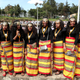 Ethiopian Oromo women dressed in a traditional costumes take part in the Irreecha celebration, the Oromo People thanksgiving ceremony in Addis Ababa, Ethiopia. October 5, 2019.